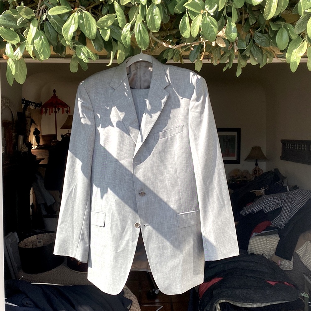 Super cool vintage Daniel cremieux gray loro piana jacket and pants
